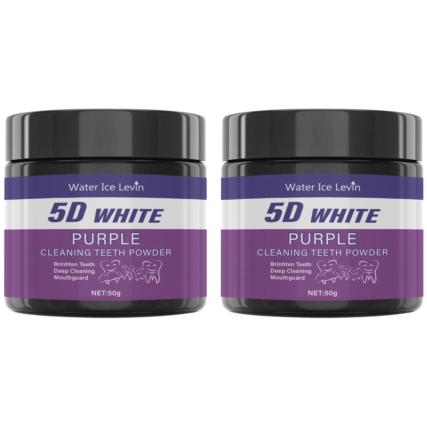 Water Ice Levin Purple Brightening Toothpowder: