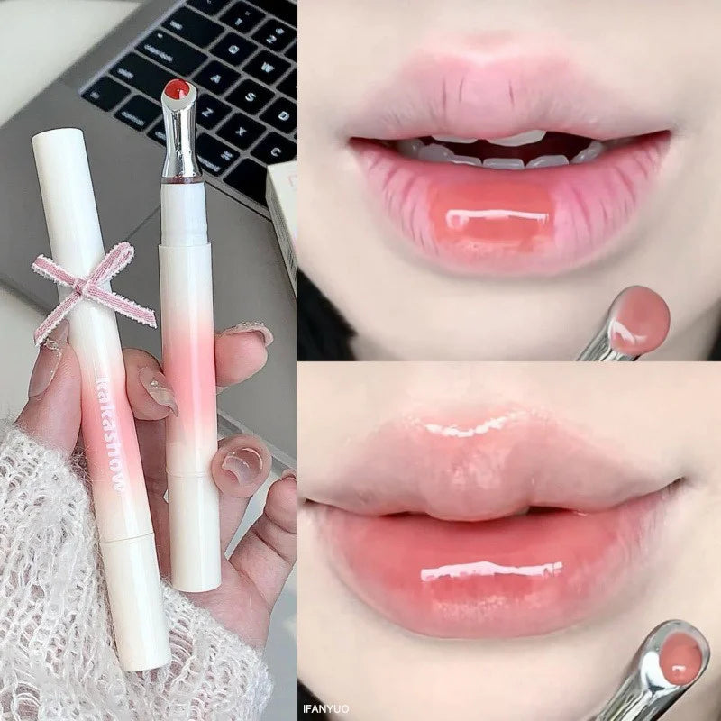 Water-Gloss Jelly Lip Gloss – Hydrating Tint