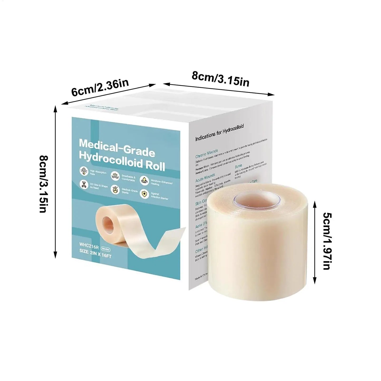 16.4ft Hydrocolloid Bandage Roll