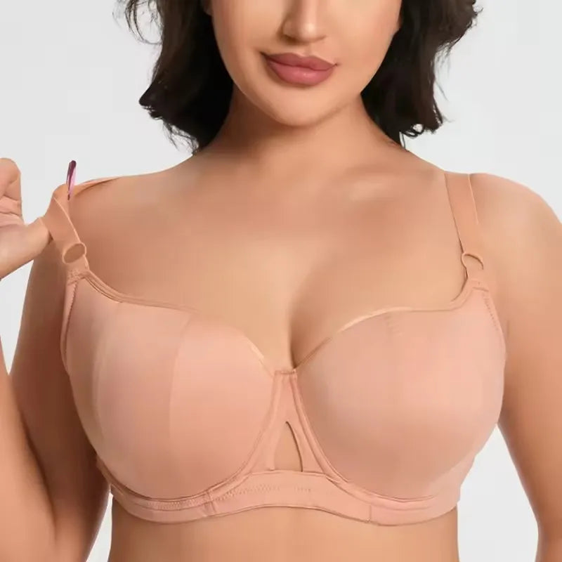 Womens Push Up Minimizer Bra Full Cup