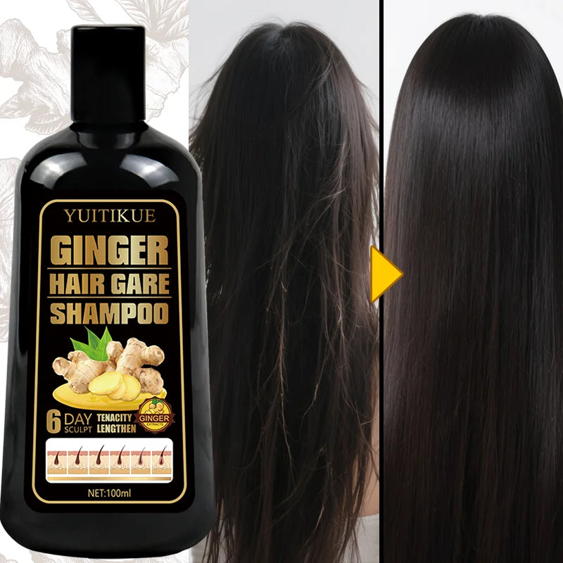 Natural Ginger Shampoo Reduce Hair Loss
