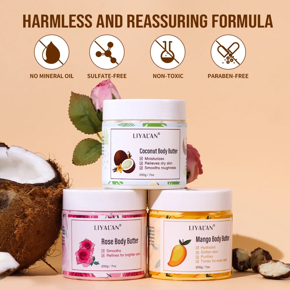 Shea Body Butter Soothes Dry Skin Nourish Moisturizer