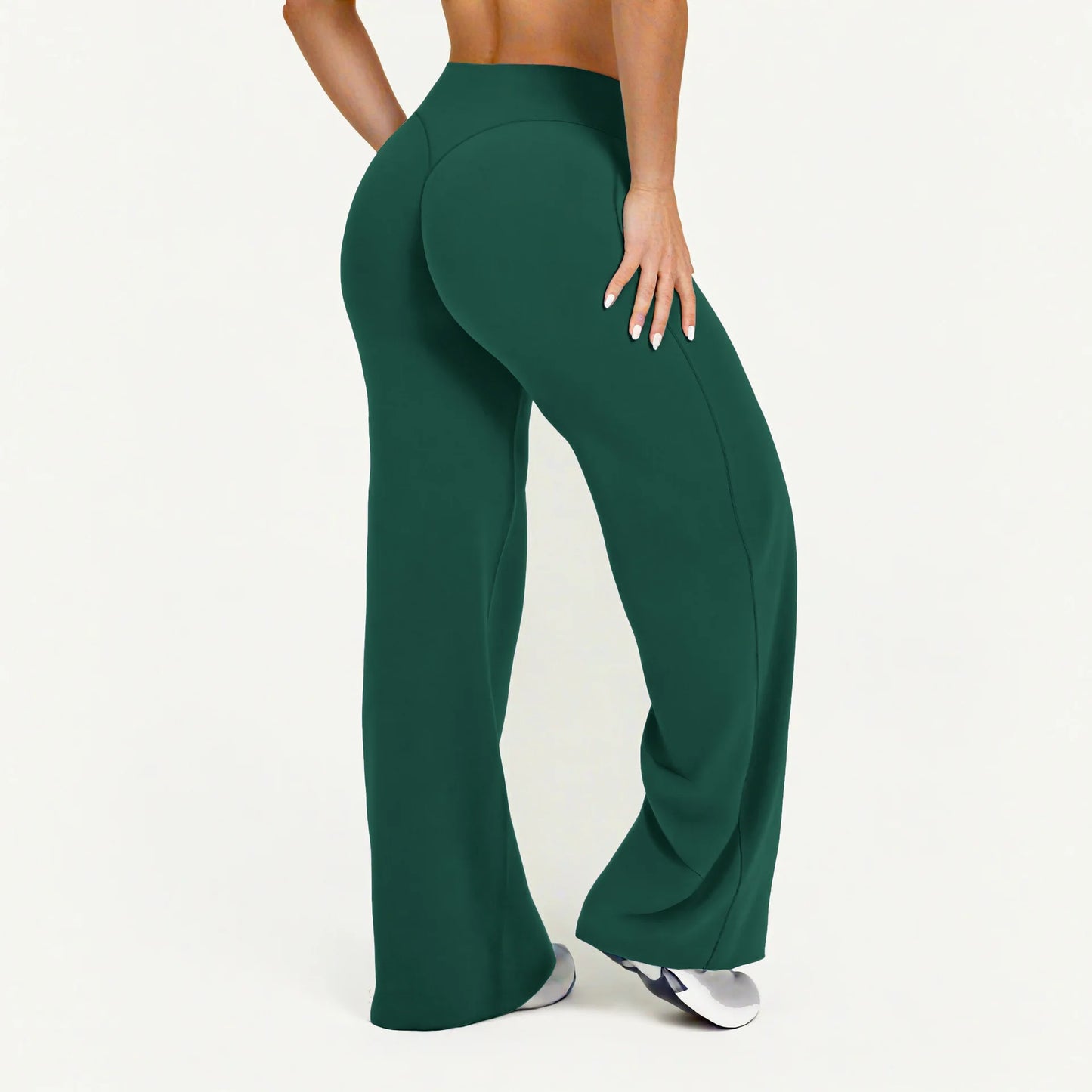 Sport Trousers SoftMotion Straight-Leg Pants Women's High Waist Yoga Bottoms GYM Naked Feel Pilates Running