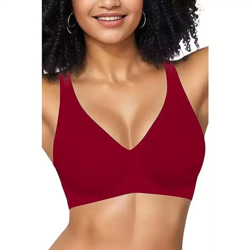 Women‘s Comfort Seamless Bra Wire-Free Full Cup  ( To check exact size check desciprtion)