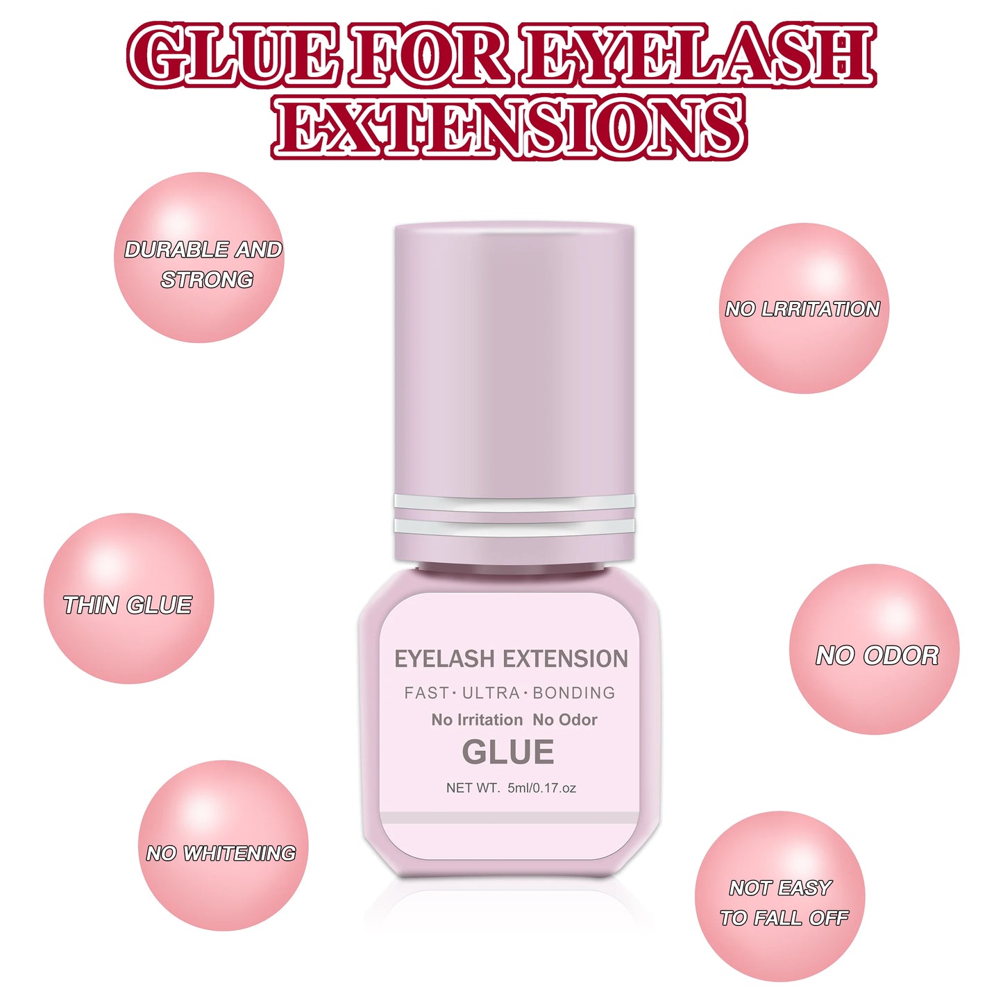 Professional DIY Waterproof Eyelash Extension Glue Quick Drying