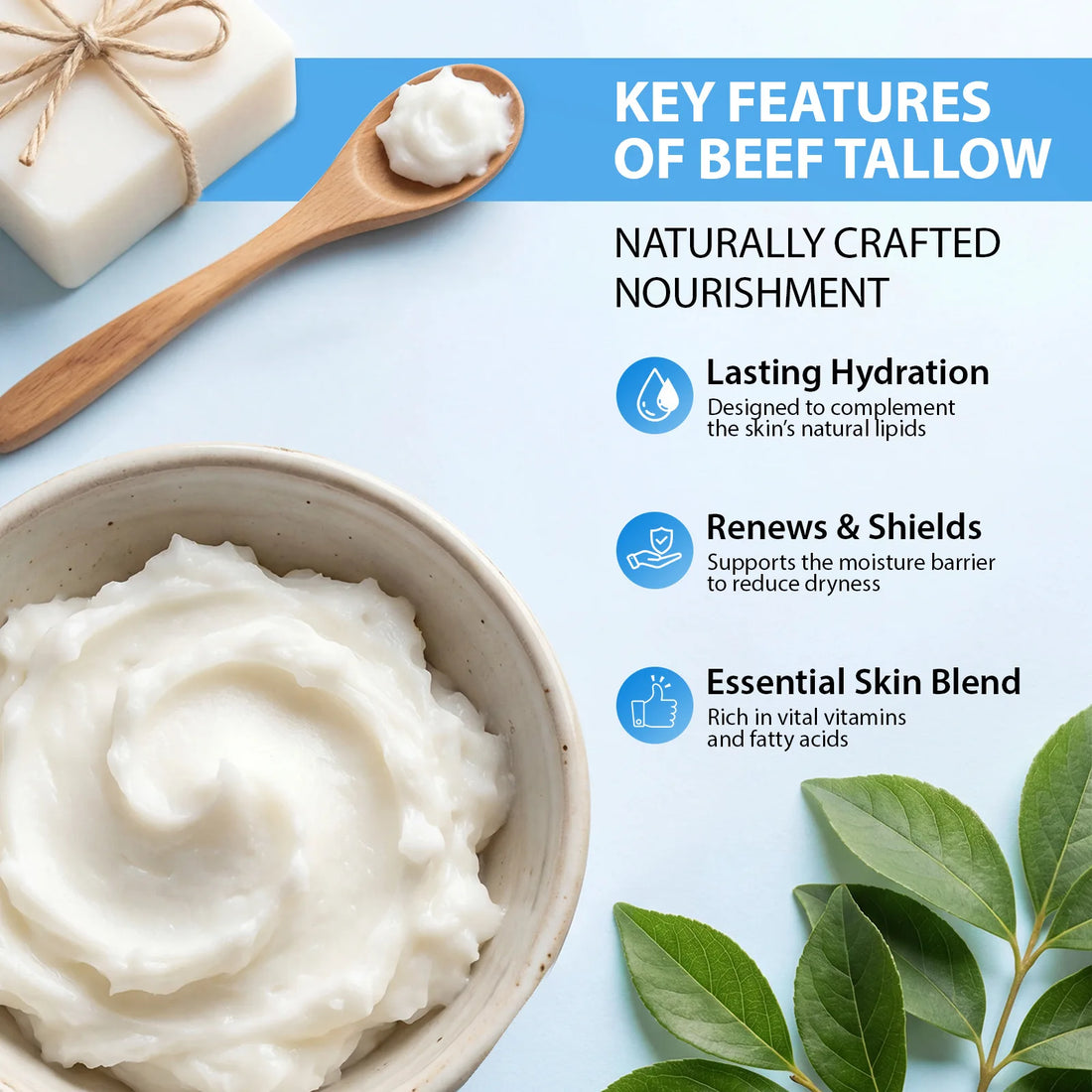 Copper Peptide Tallow Honey Face Balm