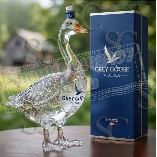 Grey Goose 30th Anniversary 3D Sculpted Vodka Bottle Collectible Display Piece