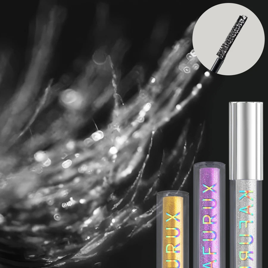 Diamond Shine Waterproof Mascara – Volume Curl with Glitter Effect