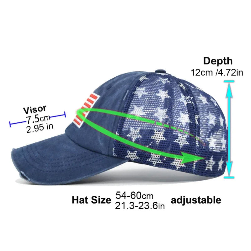 Bold Freedom Ponytail Cap