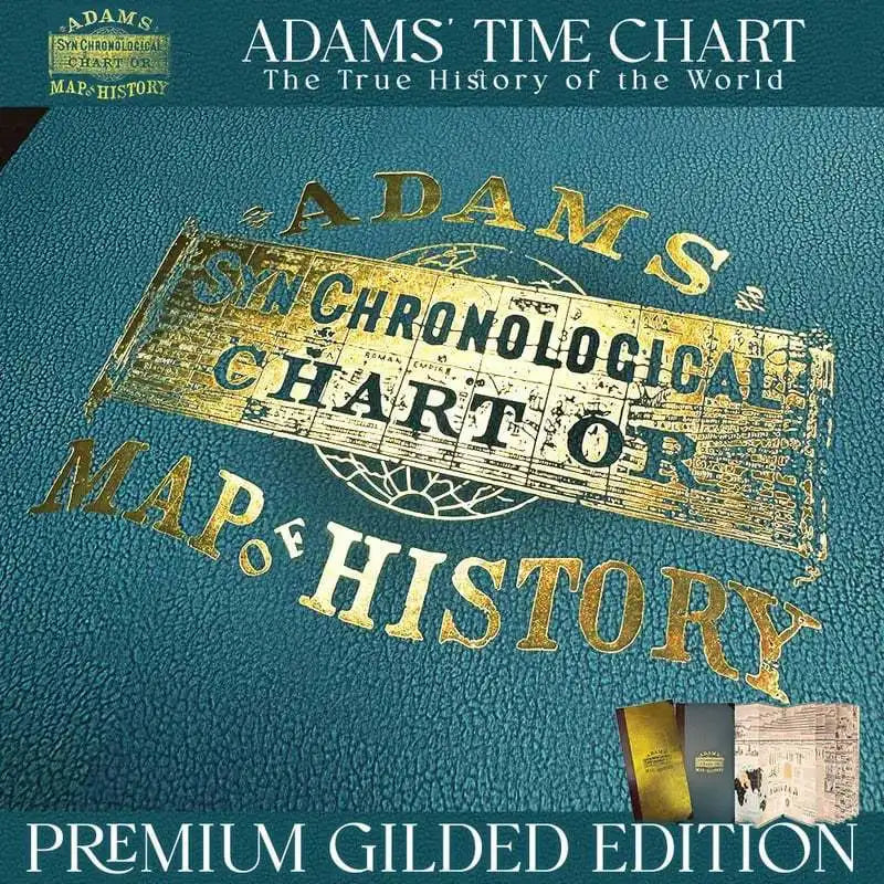 Adams' Chronological Chart of History Premium Gilded Edition Timechart