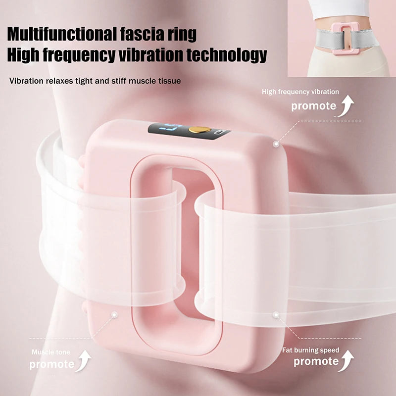 Electric Fascia Ring Massager Full Body Slimming Deep Tissue Vibration Massage