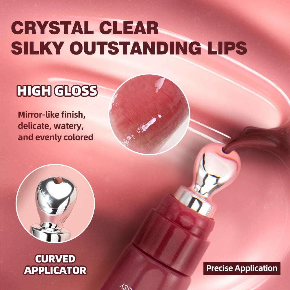 Mirror Pearl Watery Crystal Jelly Lip Gloss