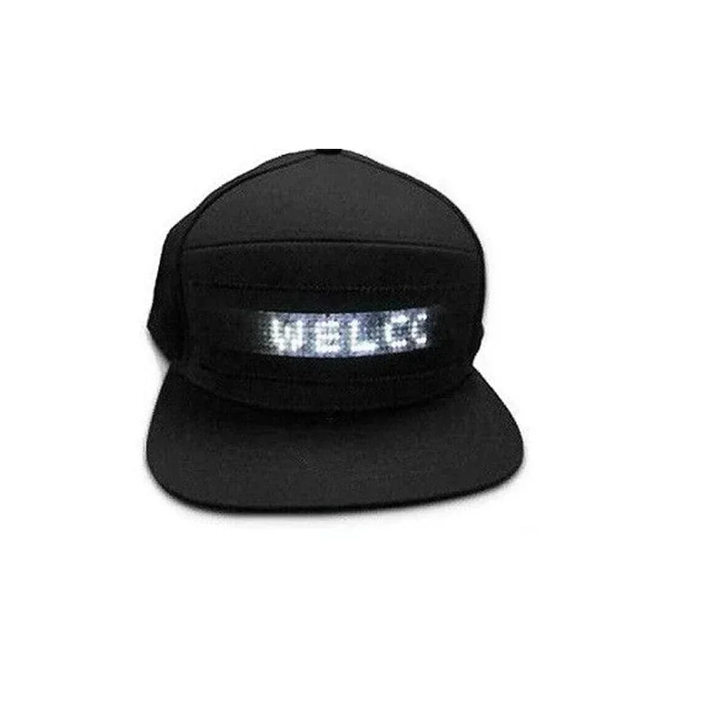 USB Rechargeable Bluetooth APP Programmable Baseball Cap