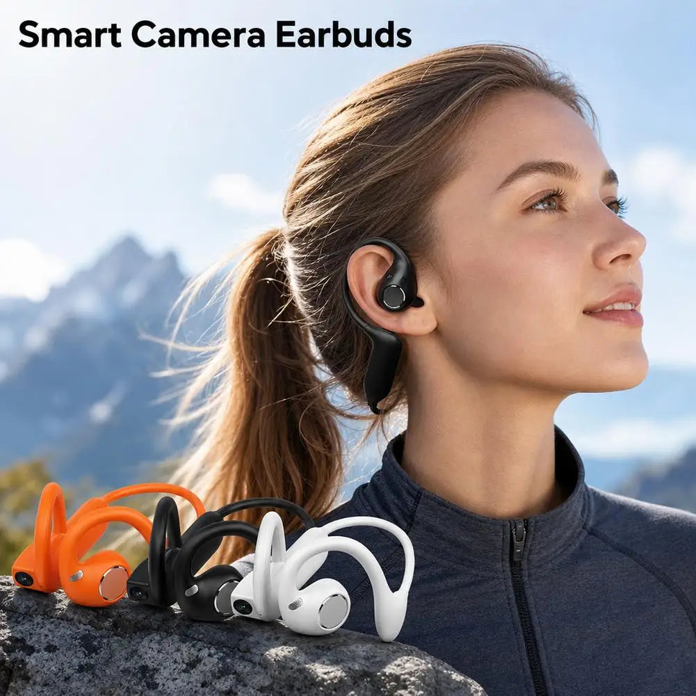 Smart Camera Bluetooth Earphone Portable Smart AI Translation Earbuds