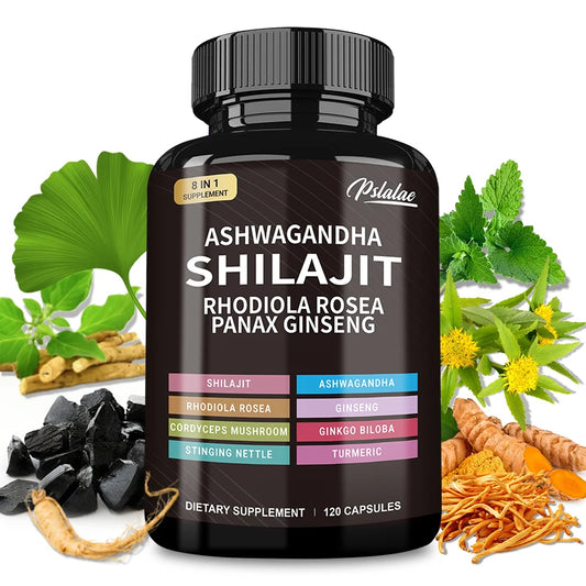 Shilajit Ashwagandha Rhodiola Rosea Boosts Energy and Endurance Increases Muscle Mass
