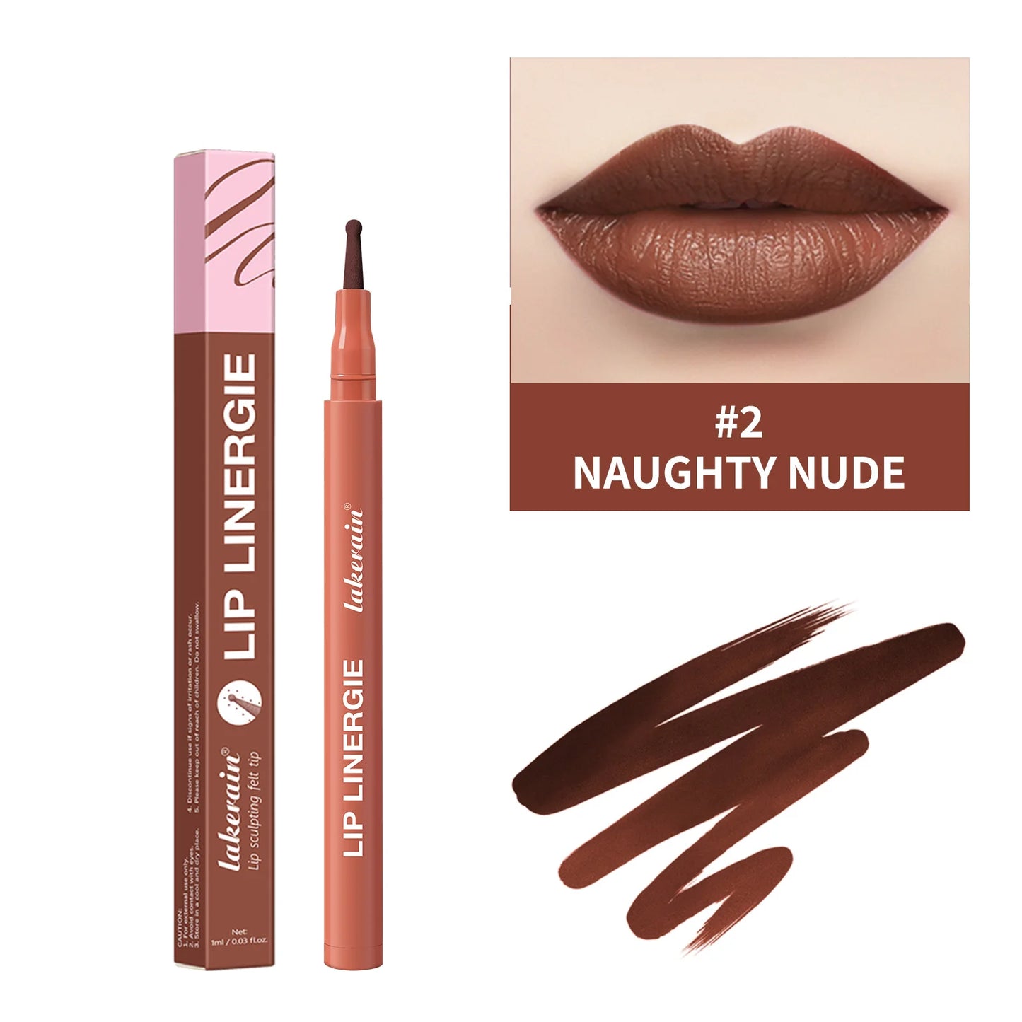 8 Colors  Waterproof Long-Lasting Lip Liner – Smudge-Proof Anti-Feathering Formula