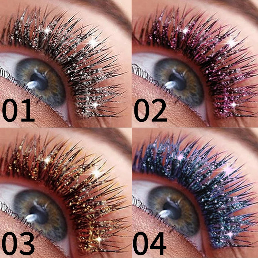 Diamond Shine Waterproof Mascara – Volume Curl with Glitter Effect
