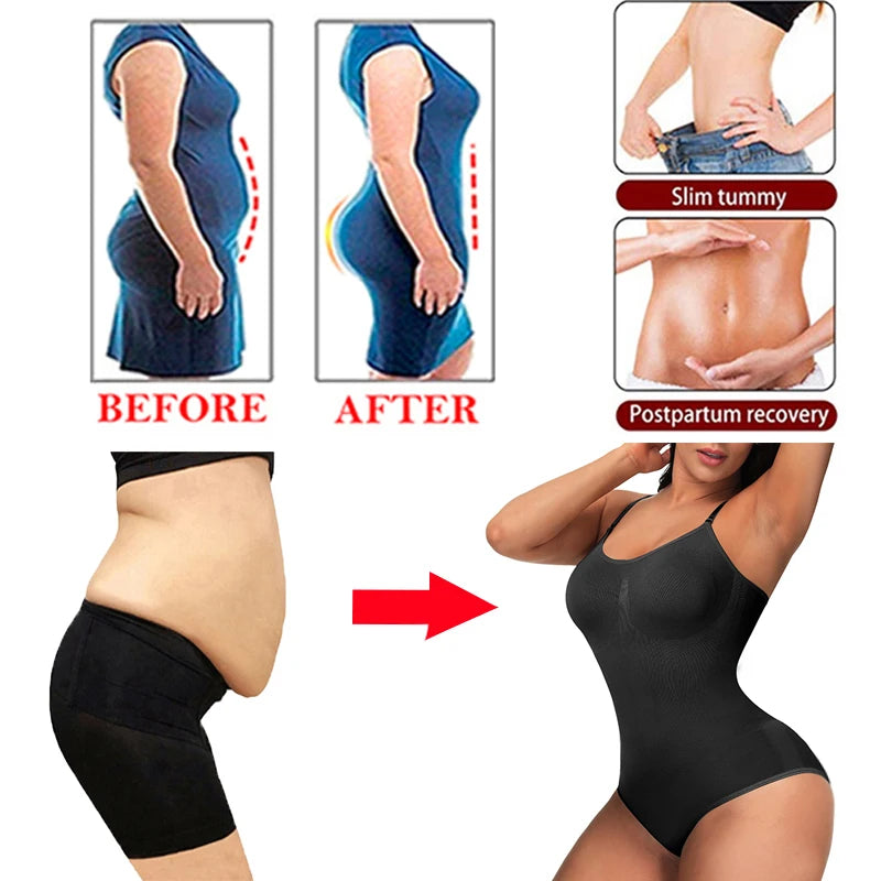 Snatched Thong Bodysuit – Tummy Control Shapewear for a Sleek Silhouette