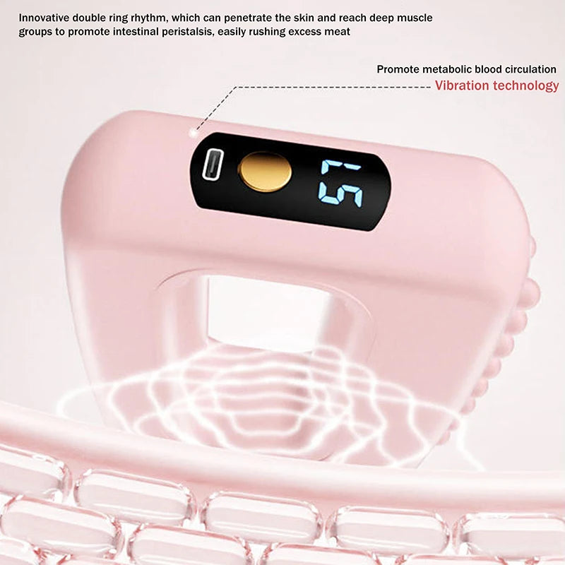 Electric Fascia Ring Massager Full Body Slimming Deep Tissue Vibration Massage