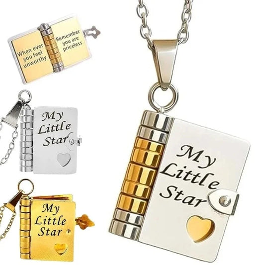 My Little Star Book Pendant Necklace