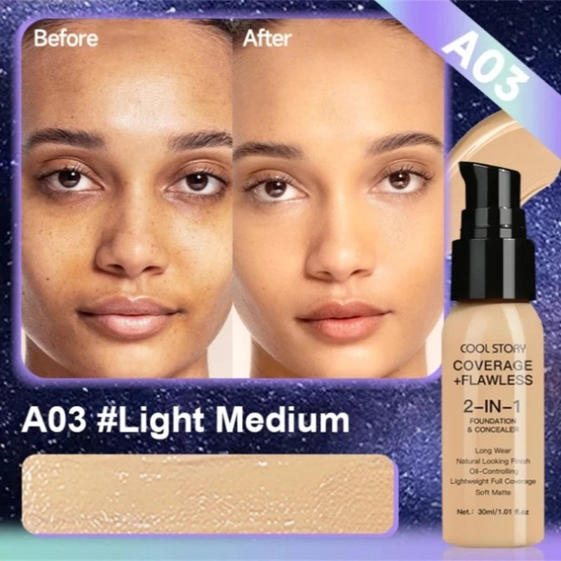 Matte Waterproof BB Cream – Long-Lasting, Hydrating 10-Color Foundation