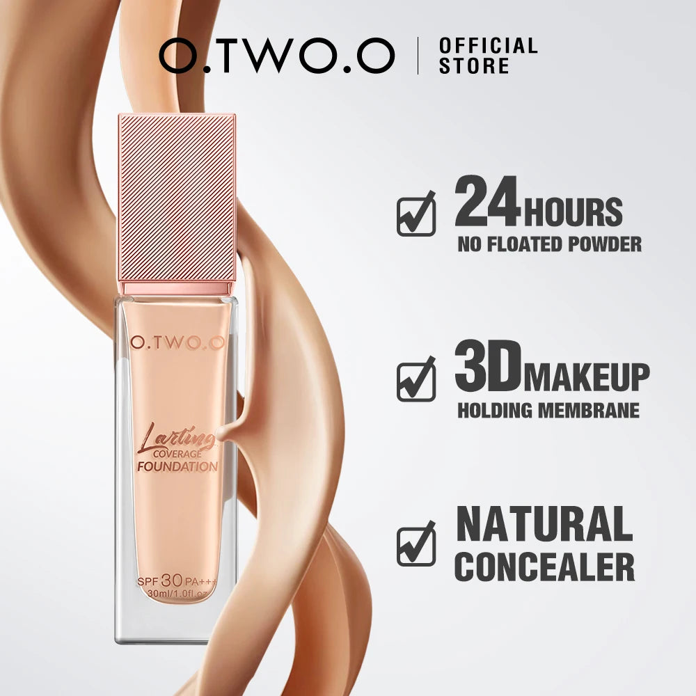 Matte Liquid Foundation – Full Coverage, Oil-Control & Waterproof