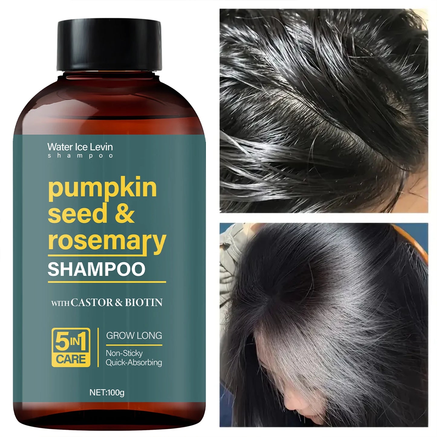 Water Ice Levin Pumpkin Seed & Rosemary Shampoo