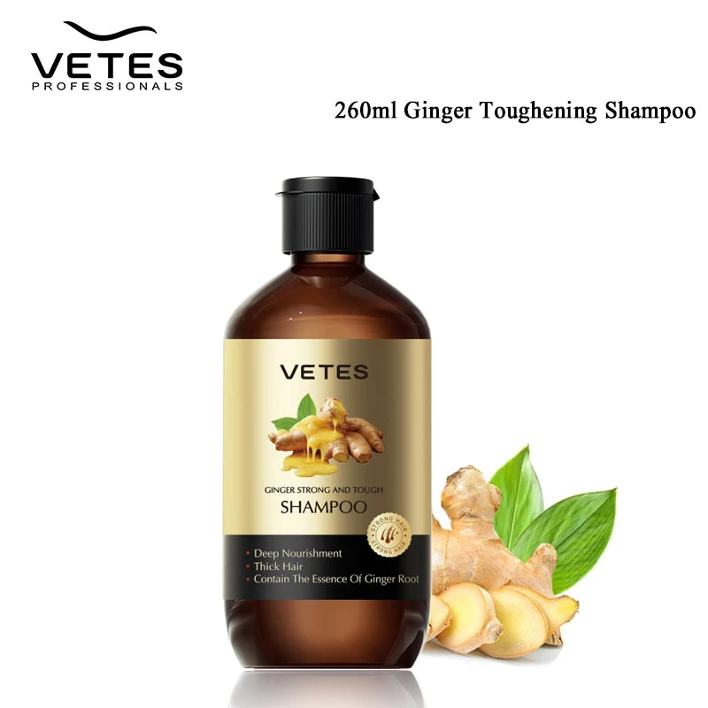 Vetes Shampoo and Shower Gel 260ml Oil-Control Whole Body Cleaning