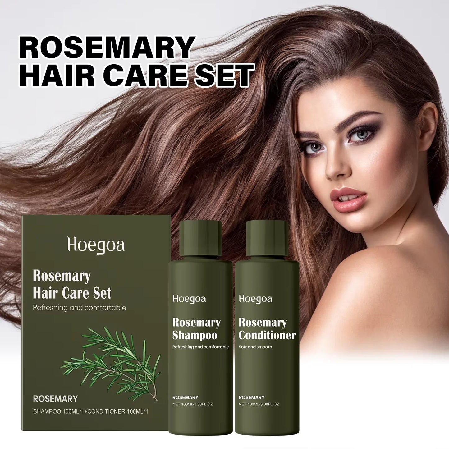 Rosemary Shampoo Conditioner Set Hair Repair