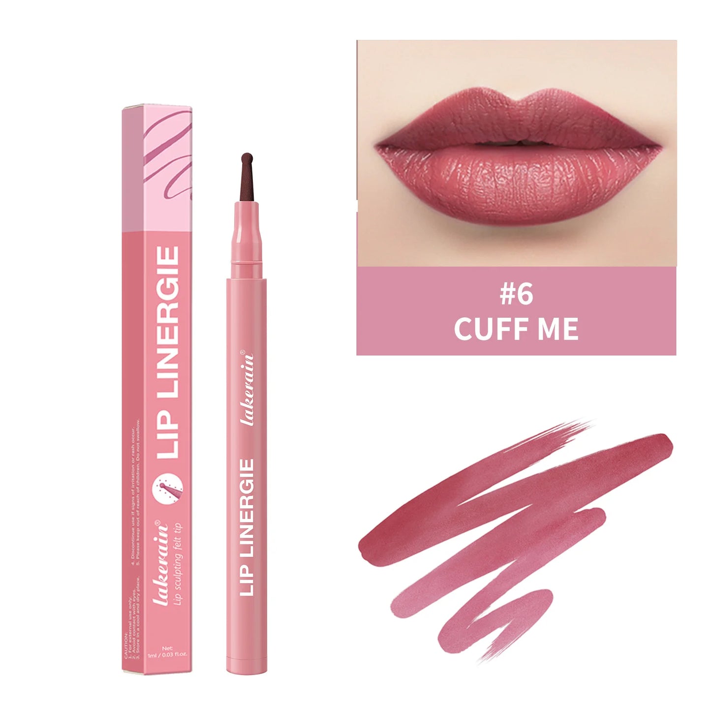 8 Colors  Waterproof Long-Lasting Lip Liner – Smudge-Proof Anti-Feathering Formula