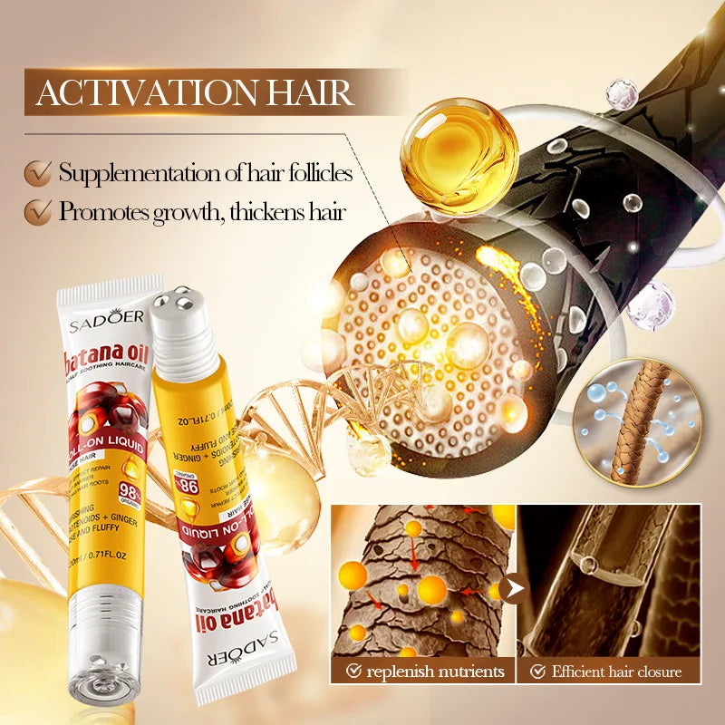 Fast Hair Growth Batana Oil Hair Growth Serum Anti Hair Loss