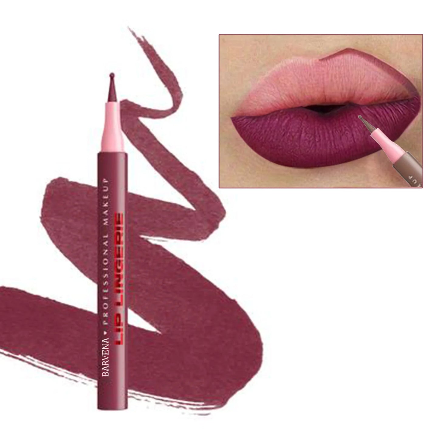 6 Colors Matte Waterproof Lip Liner – Smooth, Smudge-Proof, Hydrating