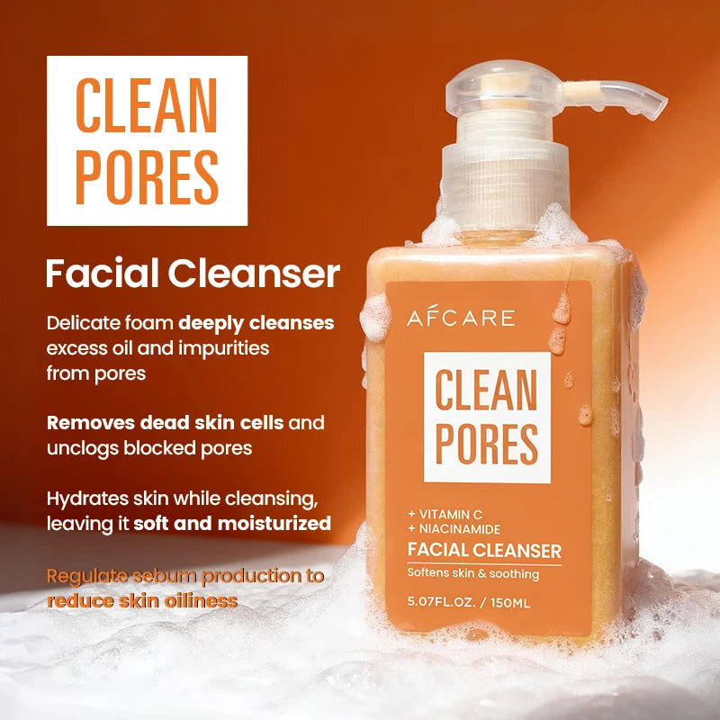 Vitamin C Cleanser Brightening Foaming Cream Washes