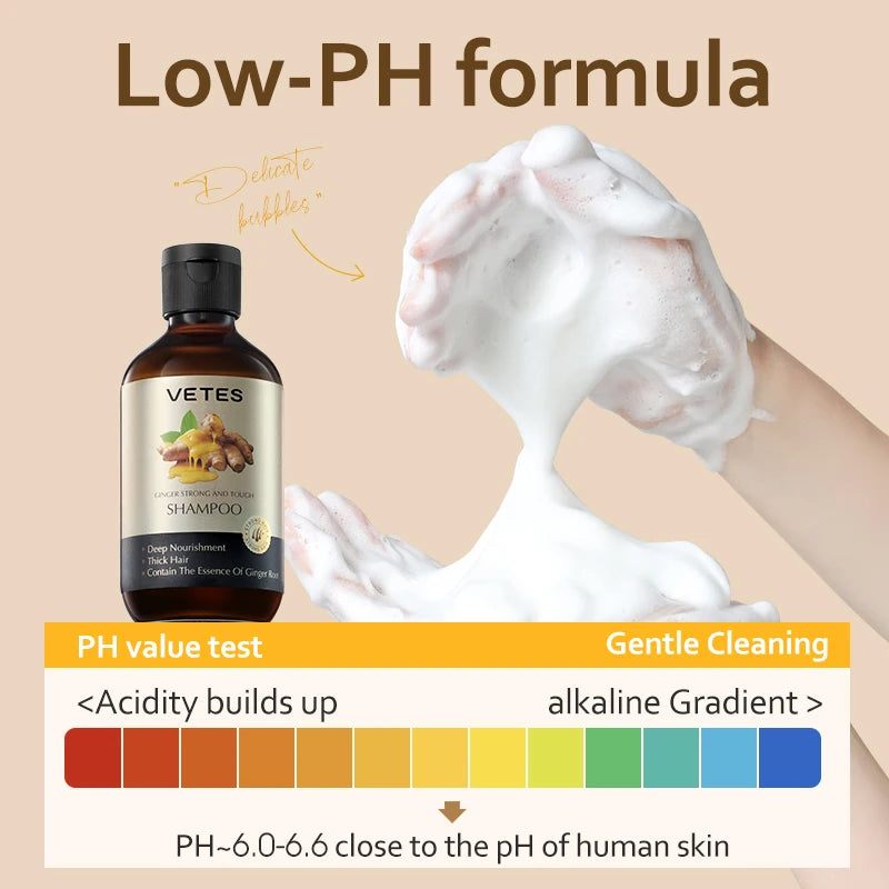 Vetes Shampoo and Shower Gel 260ml Oil-Control Whole Body Cleaning