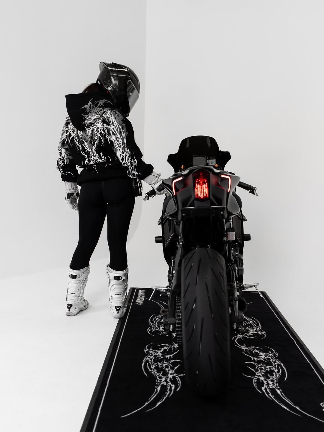 Reflective Hoodie Motorcycle