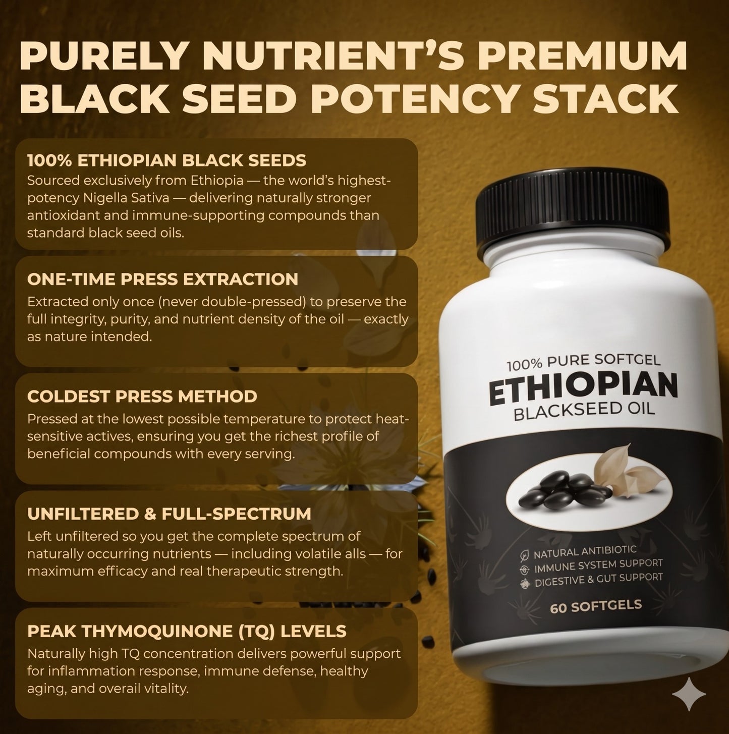 Ethiopian Black Seed Oil