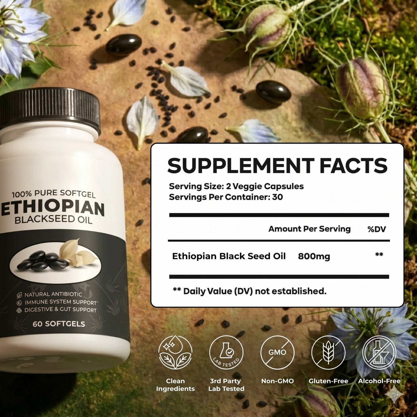 Ethiopian Black Seed Oil