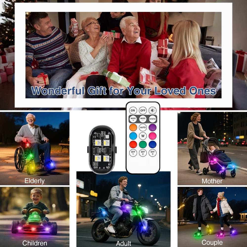 Wireless LED Strobe Lights