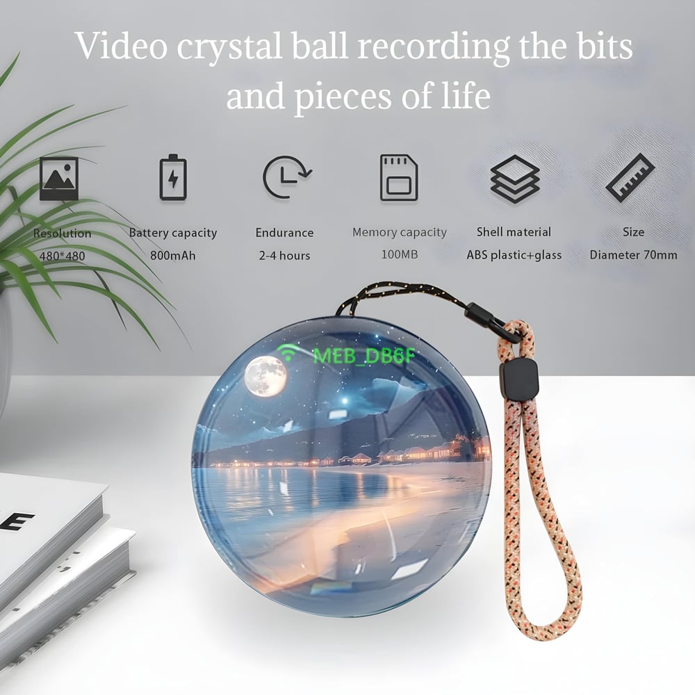The Magic Crystal Ball — Hold the Breathing Memories in Your Hand.