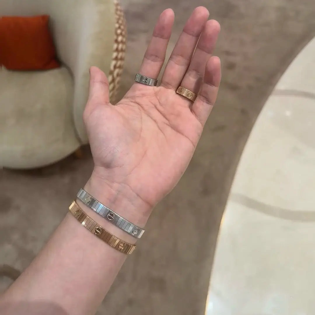 【Valerion Jewelry】 2025 NEW LOVE BRACELET BRUSHED STYLE BRACELET