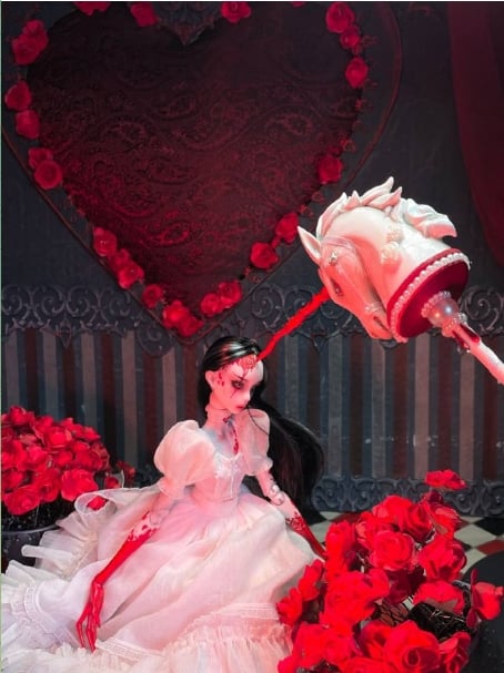 Whimsical Alice-Inspired Art Doll