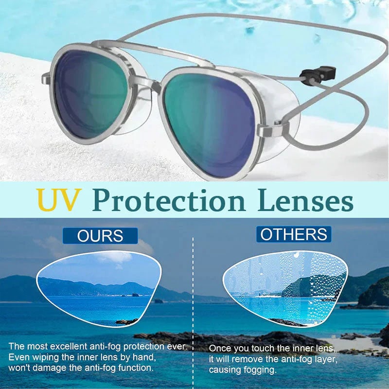 Stylish UV Protection Water Goggles, Anti-Glare Comfortable Beach Swimming Goggles