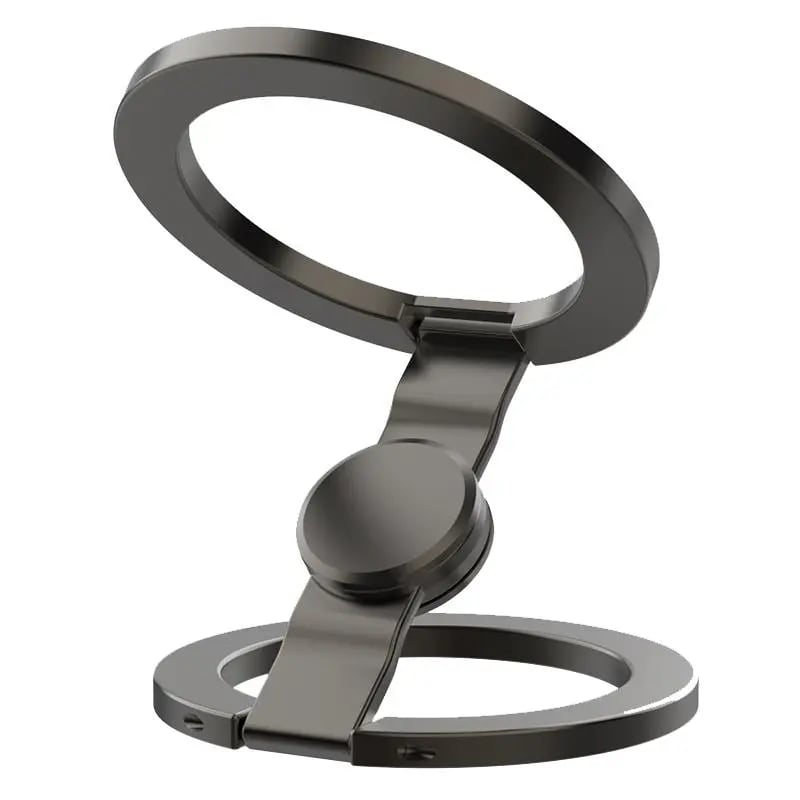 Phone Stand & Fidget Spinner Combo, Dual Magnetic Ring Stand, Foldable, 360° Rotation