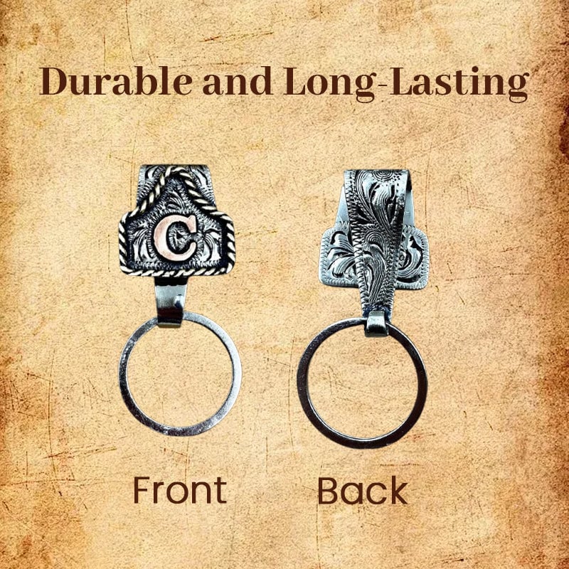 Western Initial Key Clip