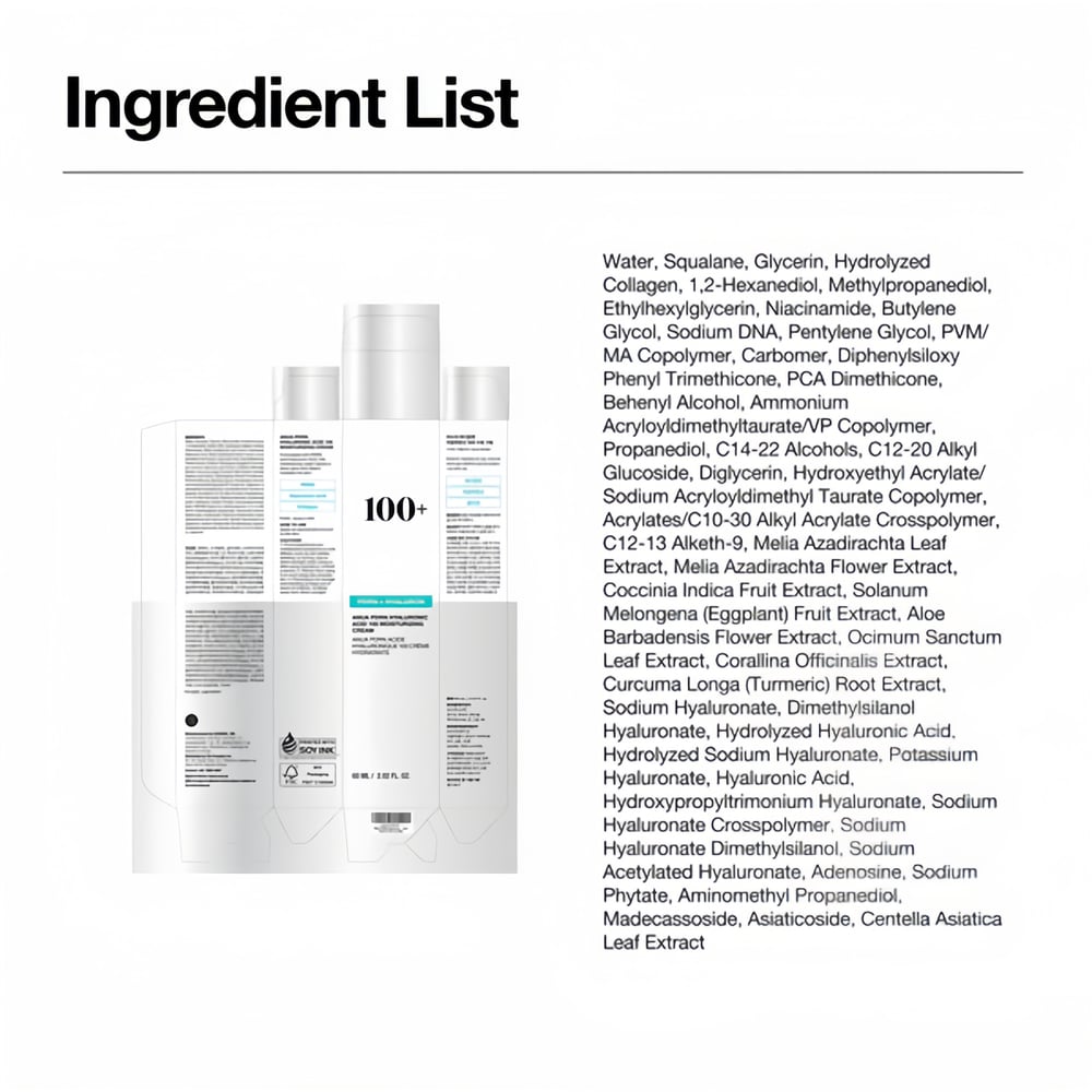 Hyaluronic Acid 100 Moisturizing Cream