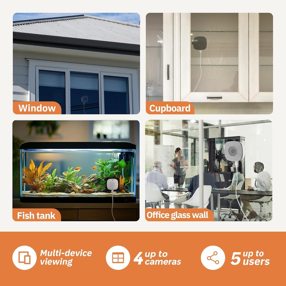 -Crystal-clear security 2K camera 🎥 Color Night Vision 🌙 24/7 Recording & Smart Alerts