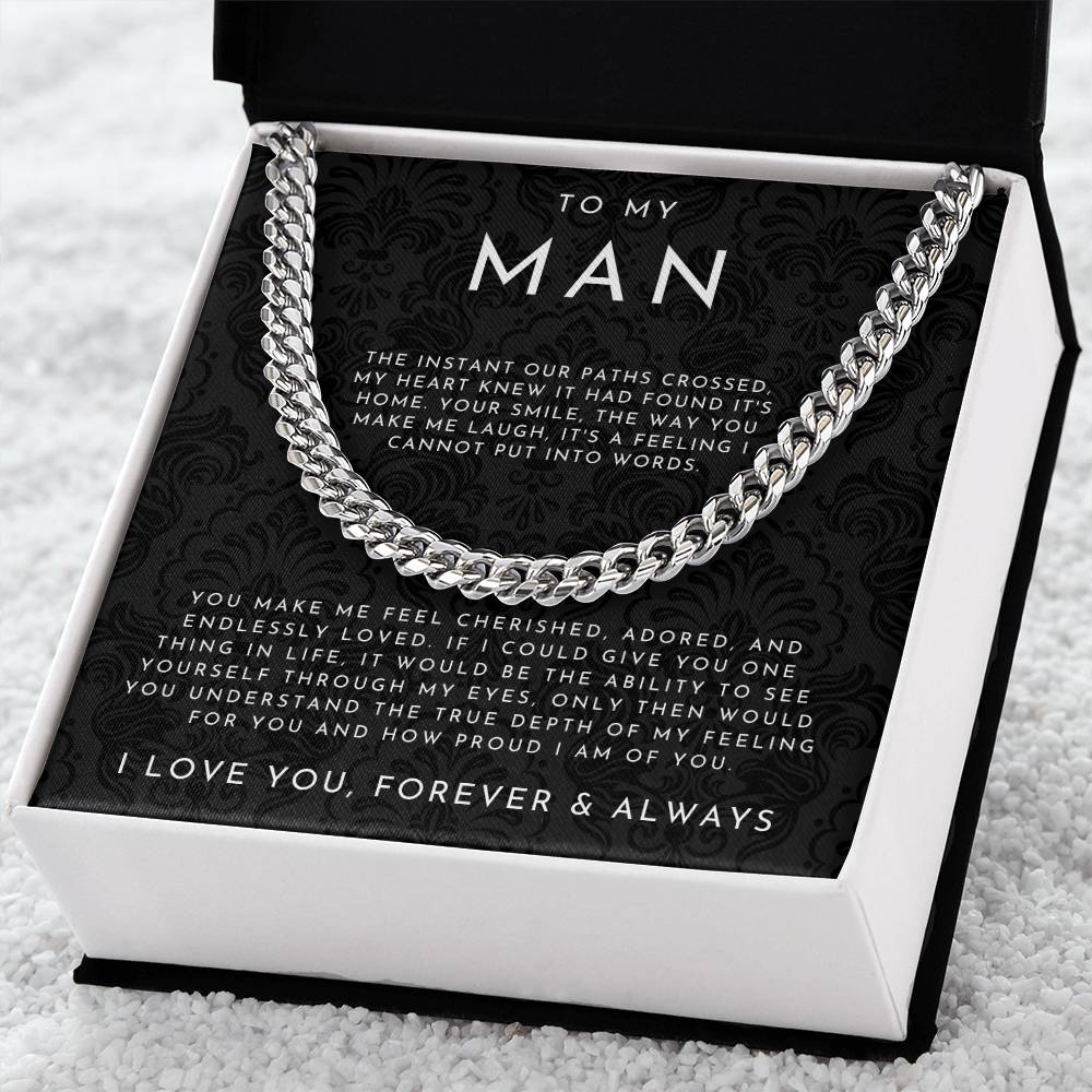 To My Man Necklace