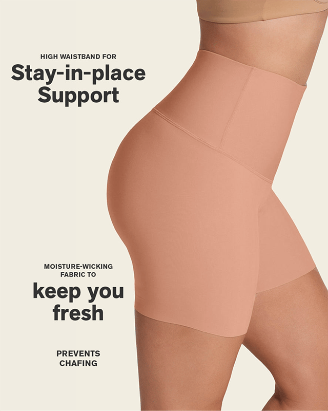 Stay-In-Place Tummy Control Seamless Shape Shorts