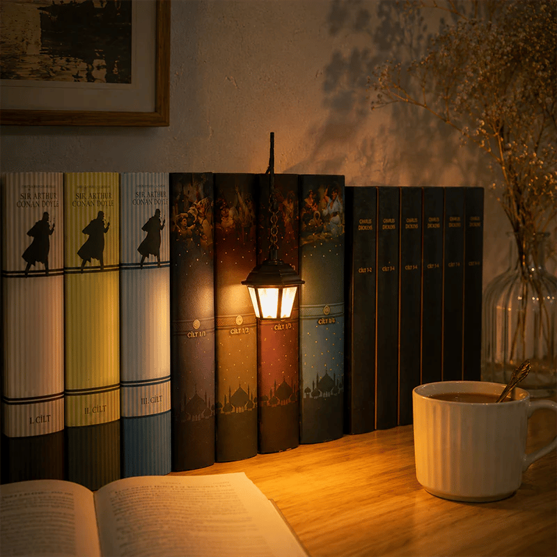 Library Lantern-Decorative Bookshelf Lighting