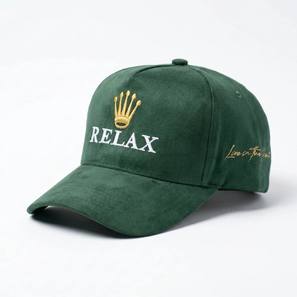 Relax Crown Vintage Baseball Cap